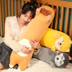 Kawaii Therapy Cute Stuffed Animals | Shiba<Kawaii Long Shiba Husky Pillow Plush XL (90cm)