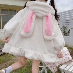 Kawaii Therapy Clothing<Kawaii Lovely Bunny Ears Harajuku Hoodie – Limited Edition