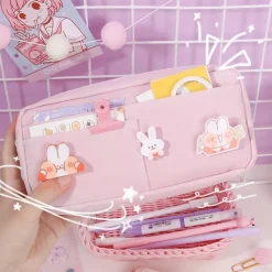 Kawaii Therapy Pencil Cases<Kawaii Macaron Style Pastel Pencil Case