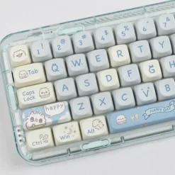 Kawaii Therapy Keyboards & Keycaps<Kawaii Mao Profile Happy Cat Themed Keycaps (140 Keys)