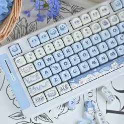 Kawaii Therapy Keyboards & Keycaps<Kawaii Mao Profile Ice Polar Bear Keycap Set (132 Keys) – Special Edition