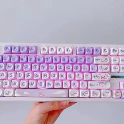 Kawaii Therapy Keyboards & Keycaps<Kawaii Mao Profile Purple Bunny Keycap Set (142 keys) – Special Edition