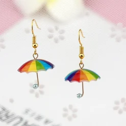 Kawaii Therapy Earrings<Kawaii Mini 3D Umbrella Earrings