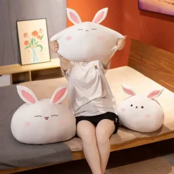 Kawaii Therapy Giant Stuffed Animals | Bunny<Kawaii Mochi Squishy Bunny Plush XL (50cm)