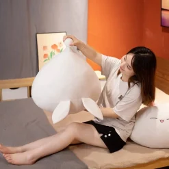 Kawaii Therapy Giant Stuffed Animals | Bunny<Kawaii Mochi Squishy Bunny Plush XL (50cm)