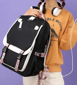 Kawaii Therapy Preppy Backpacks | Large Backpacks<Kawaii Multipocket Large Capacity Backpack – Limited Edition