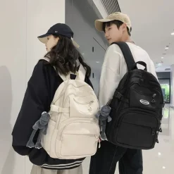 Kawaii Therapy Preppy Backpacks | Large Backpacks<Kawaii Multipocket Solid Pastel Korea Style Backpack