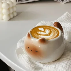 Kawaii Therapy Bottles<Kawaii Neko Cat Ceramic Cup (210ml) – Limited Edition