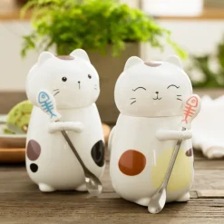 Kawaii Therapy Bottles<Kawaii Neko Cat Ceramic Mug – Limited Edition
