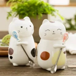 Kawaii Therapy Bottles<Kawaii Neko Cat Ceramic Mug – Limited Edition