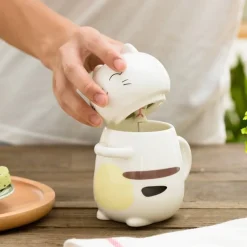 Kawaii Therapy Bottles<Kawaii Neko Cat Ceramic Mug – Limited Edition