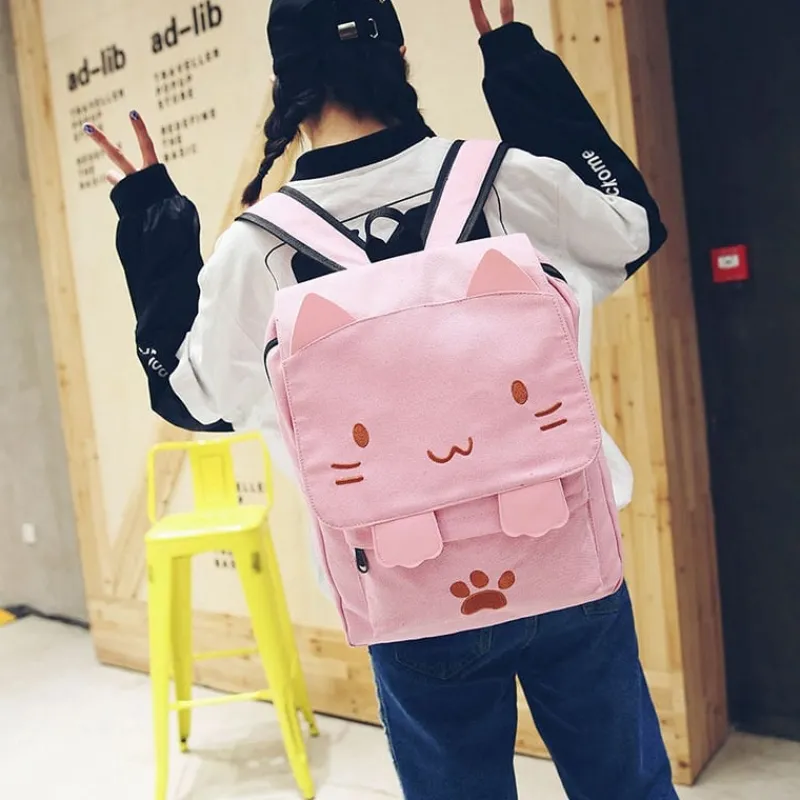 Kawaii Therapy Japanese Style Backpacks<Kawaii Neko Cat Harajuku Backpack