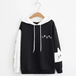 Kawaii Therapy Clothing<Kawaii Neko Cat Harajuku Hoodie – Limited Edition