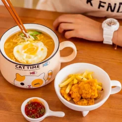 Kawaii Therapy Bottles<Kawaii Neko Cat Japanese Style Ceramic Bowl – Limited Edition