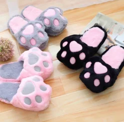 Kawaii Therapy Slippers<Kawaii Neko Cat Paw Slippers – Special Edition