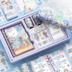 Kawaii Therapy Stickers | Notebooks<Kawaii Notebook Journal Stationery Washi Gift Set