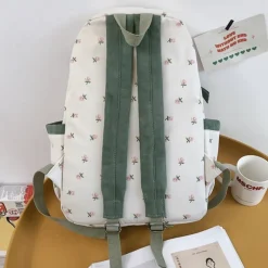Kawaii Therapy Preppy Backpacks | Japanese Style Backpacks<Kawaii Nylon Floral Harajuku Backpack – Limited Edition