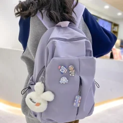 Kawaii Therapy School Backpacks | Japanese Style Backpacks<Kawaii Nylon Harajuku Pastel Backpack – Limited Edition