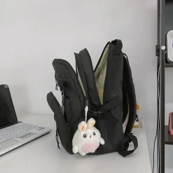 Kawaii Therapy School Backpacks | Preppy Backpacks<Kawaii Pastel Canvas Large Capacity Multipocket Backpack