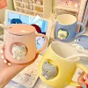 Kawaii Therapy Bottles<Kawaii Pastel Cat Ceramic Cup – Limited Edition