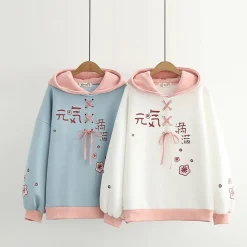 Kawaii Therapy Clothing<Kawaii Pastel Cherry Blossom Harajuku Hoodie