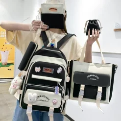 Kawaii Therapy Preppy Backpacks | Japanese Style Backpacks<Kawaii Pastel Harajuku Style Backpack Set – Limited Edition