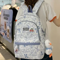 Kawaii Therapy School Backpacks | Preppy Backpacks<Kawaii Pastel Pattern Style Harajuku Backpack – Limited Edition