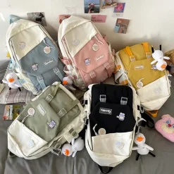 Kawaii Therapy School Backpacks | Preppy Backpacks<Kawaii Pastel Preppy Style Harajuku Backpack – Limited Edition