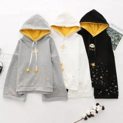 Kawaii Therapy Clothing<Kawaii Pastel Space Galaxy Hoodie – Special Edition