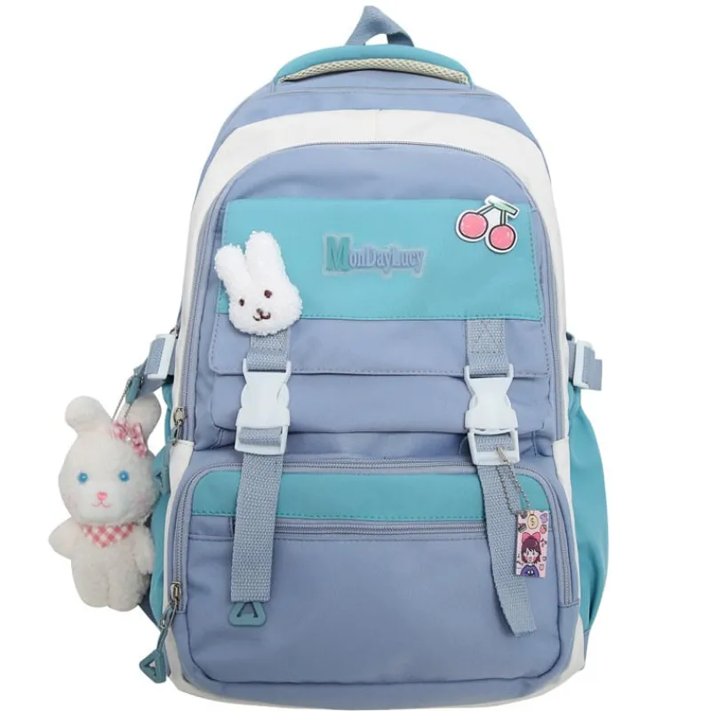 Kawaii Therapy School Backpacks | Preppy Backpacks<Kawaii Pastel Style Large Capacity College Backpack