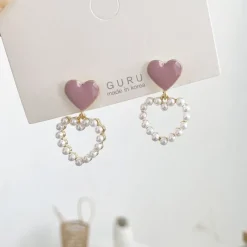 Kawaii Therapy Earrings<Kawaii Pearly Hearts Harajuku Earrings – Limited Edition