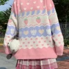 Kawaii Therapy Clothing<Kawaii Strawberry Harajuku Sweater – Limited Edition