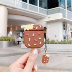 Kawaii Therapy Earphone Case<Kawaii Popsicle Ice Cream Protective Earphone Case