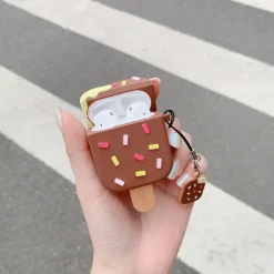 Kawaii Therapy Earphone Case<Kawaii Popsicle Ice Cream Protective Earphone Case