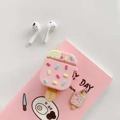 Kawaii Therapy Earphone Case<Kawaii Popsicle Ice Cream Protective Earphone Case
