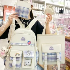 Kawaii Therapy School Backpacks | Preppy Backpacks<Kawaii Preppy Style Harajuku Backpack Set – Limited Edition