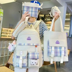 Kawaii Therapy School Backpacks | Preppy Backpacks<Kawaii Preppy Style Harajuku Backpack Set – Limited Edition