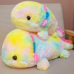 Kawaii Therapy Cute Stuffed Animals | Sea Animal<Kawaii Rainbow Axolotl Plush XL (50cm)