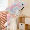 Kawaii Therapy Giant Stuffed Animals | Sea Animal<Kawaii Rainbow Dolphin Plush (120cm) – Jumbo Edition