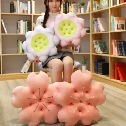 Kawaii Therapy Pillows<Kawaii Sakura Cherry Blossom Petal Cushion