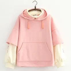 Kawaii Therapy Clothing<Kawaii Sakura Floral Cherry Blossom Hoodie – Limited Edition