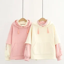 Kawaii Therapy Clothing<Kawaii Sakura Floral Cherry Blossom Hoodie – Limited Edition