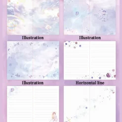 Kawaii Therapy Stickers<Kawaii Sakura Notebook Sticker Gift Set – Limited Edition