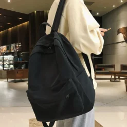 Kawaii Therapy School Backpacks | Preppy Backpacks<Kawaii Simple Korea Style Canvas Harajuku Backpack