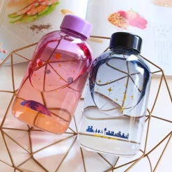 Kawaii Therapy Bottles<Kawaii Sky Galaxy Glass Bottle (600ml)