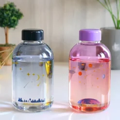 Kawaii Therapy Bottles<Kawaii Sky Galaxy Glass Bottle (600ml)