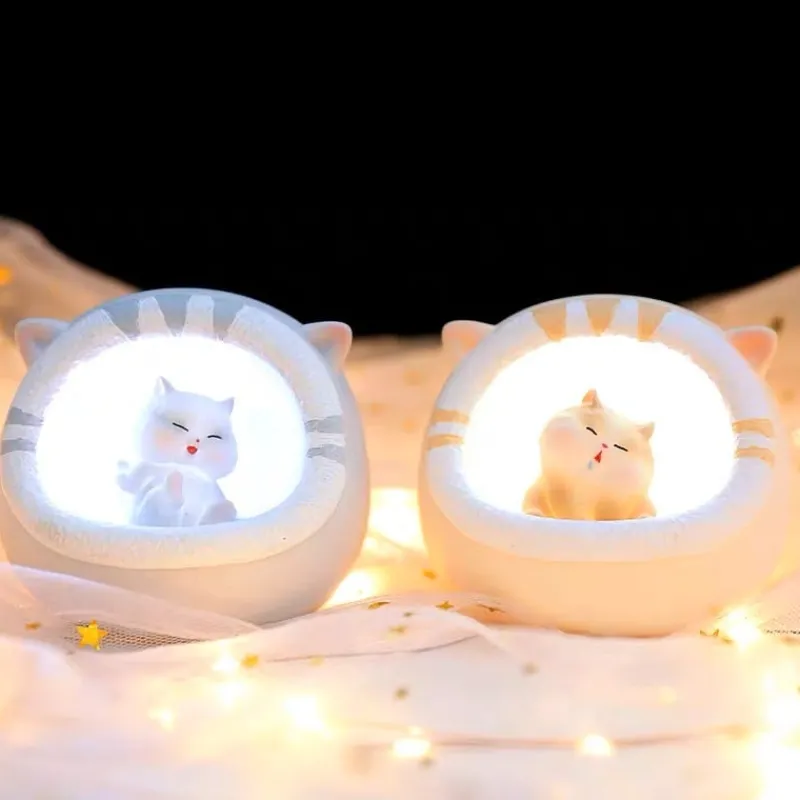 Kawaii Therapy Kawaii Lamps<Kawaii Sleepy Cat Harajuku Night Lamp