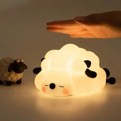 Kawaii Therapy Kawaii Lamps<Kawaii Sleepy Sheep Silicone LED Night Lamp – Limited Edition