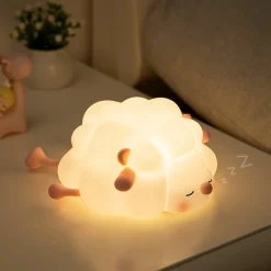 Kawaii Therapy Kawaii Lamps<Kawaii Sleepy Sheep Silicone LED Night Lamp – Limited Edition