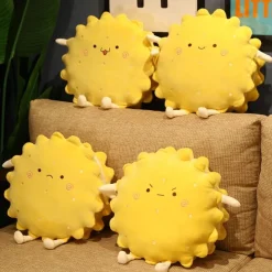 Kawaii Therapy Pillows | Bread<Kawaii Snacks Biscuit Pillow Plush